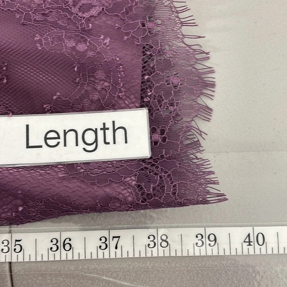 Anthropologie Hitherto Cocktail Lace Midi Sleeveless Purple Floral Size 6 - Picture 17 of 17